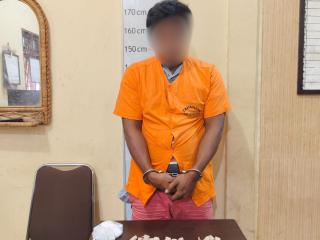 Polsek Kuala Polres Langkat Amankan Terduga Pelaku Tindak Pidana Narkotika